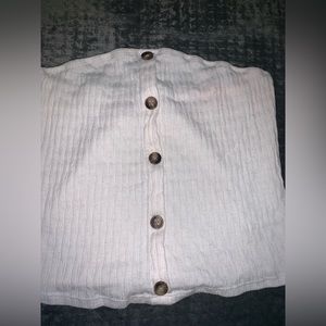 White American Eagle tube top